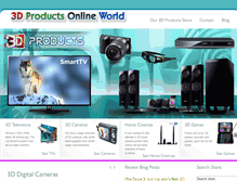 Tablet Screenshot of 3dproductsonlineworld.com